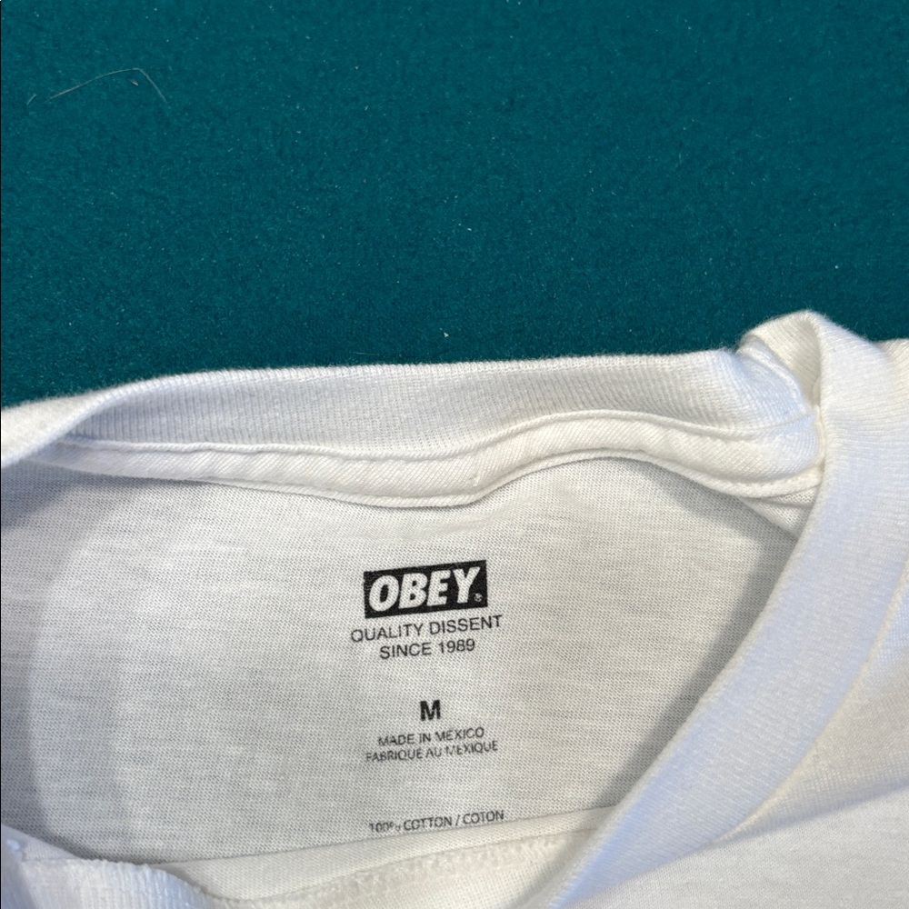 Obey NWT white Graphic Skateboard T-Shirt , M , $16 - Picture 6 of 6